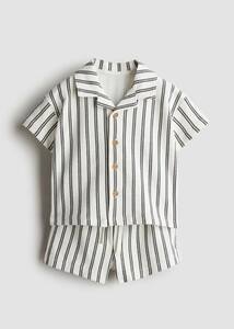 Striped Shirt Set