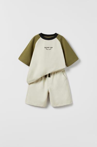 Olive Simply Tees Set